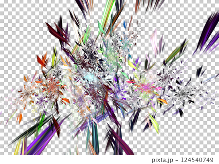 七夕素材-短冊- 124540749