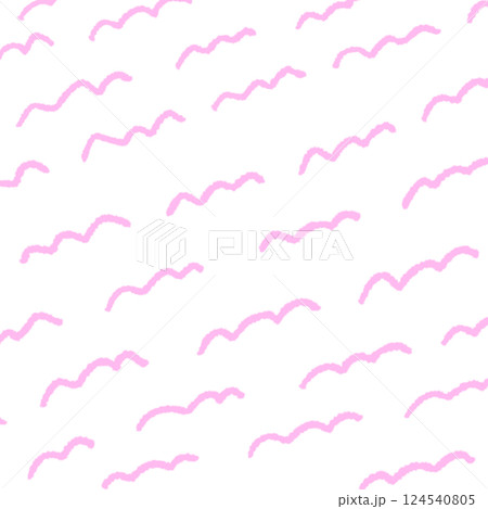 手描き波線の背景イラスト25 手描き波線の背景イラスト25 124540805