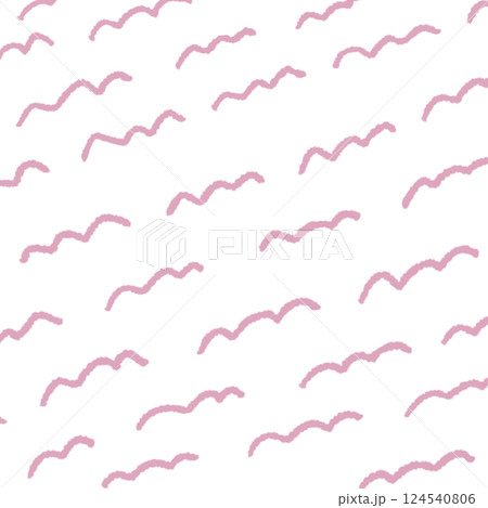 手描き波線の背景イラスト24 手描き波線の背景イラスト24 124540806