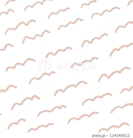 手描き波線の背景イラスト20 手描き波線の背景イラスト20 124540812