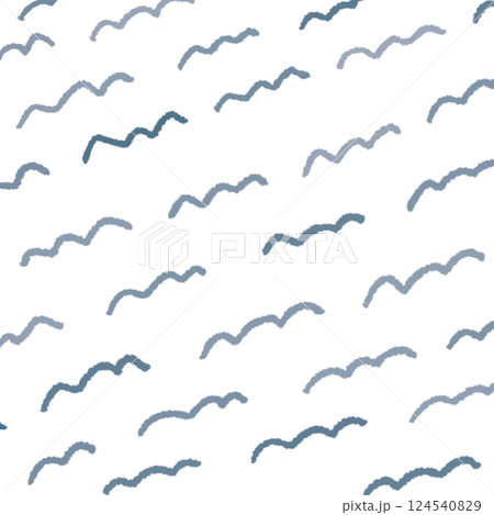 手描き波線の背景イラスト14 124540829