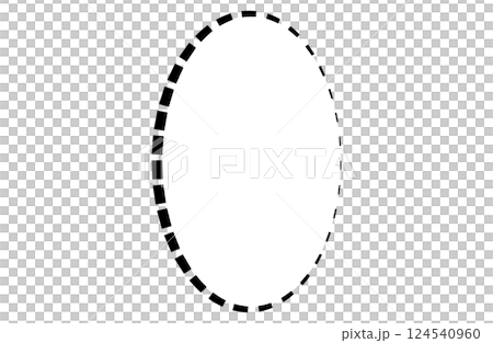 虛線對話泡泡 虛線對話泡泡 124540960
