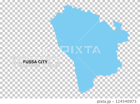 東京都福生市の地図 124540973