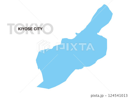 東京都清瀬市の地図 124541013