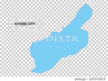 東京都清瀬市の地図 124541013