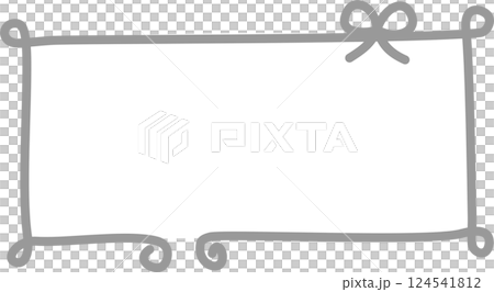 minimal doodle hand draw speech bubble balloon, think speak talk text box banner, flat design png illustration 124541812