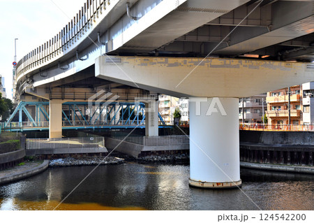 松本橋／竪川周辺を望む(東京都墨田区)【2025.3】 124542200