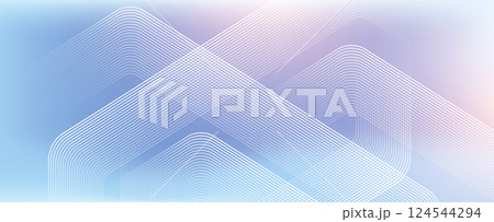 Modern medical or health care scientific abstract background with hexagons. Geometric stripe line art design for poster, brochure, cover, banner, header, website, presentation template 124544294