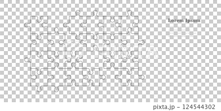 幾何抽象拼圖矩形商業模式背景 124544302