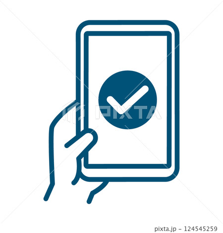 キャッシュレス決済アイコン 124545259