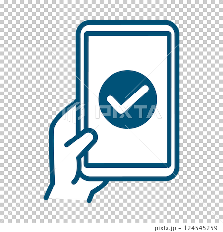 キャッシュレス決済アイコン 124545259