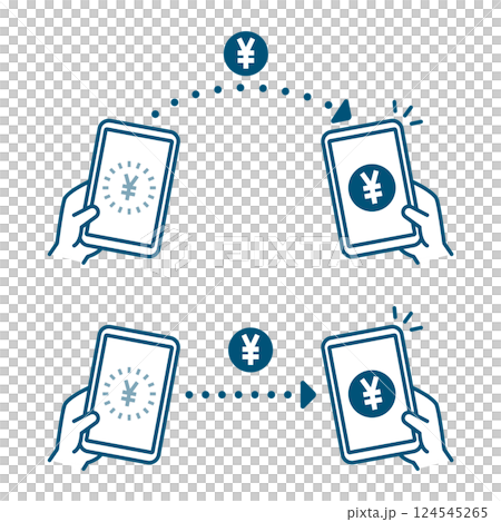 電子マネーで送金セット 124545265