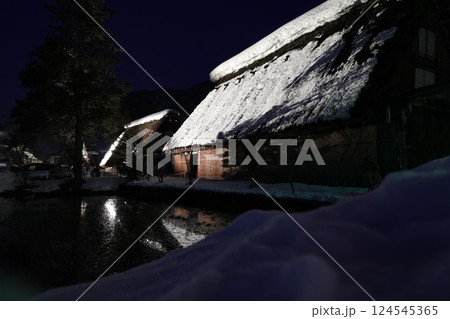 白川郷 白川村 合掌村 124545365