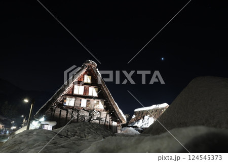 白川郷 白川村 合掌村 124545373
