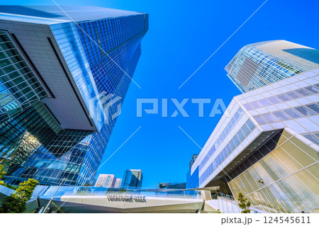 日本の東京都市景観 新時代へ…虎ノ門ヒルズステーションタワー(虎ノ門ヒルズ駅)などを望む 日本の東京都市景観 新時代へ…虎ノ門ヒルズステーションタワー(虎ノ門ヒルズ駅)などを望む 124545611