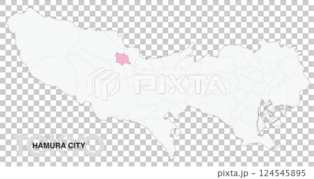 東京都羽村市の位置地図 境界線有_01 124545895