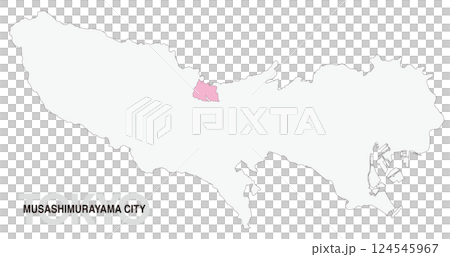 東京都武蔵村山市の位置地図 境界線無し_01 124545967