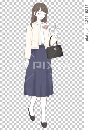 A woman in a formal suit 124546237