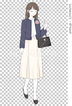 A woman in a formal suit 124546241