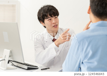 ヒゲ脱毛　美容医療　対面 124546843