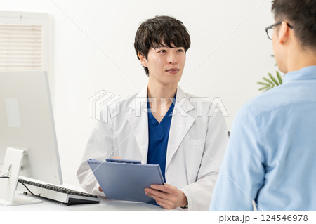 ヒゲ脱毛　美容医療　対面 124546978