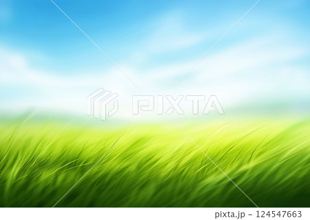 Soft Green Blurred Background with Light and Sky for Natural Atmosphere Soft Green Blurred Background with Light and Sky for Natural Atmosphere 124547663