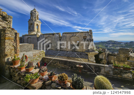 Bussana Vecchia artist retreat medieval village destroyed by earthquake in 1887 Bussana Vecchia artist retreat medieval village destroyed by earthquake in 1887 124547998