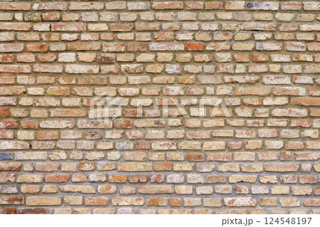Old brick wall background. Old grunge brickwork 124548197