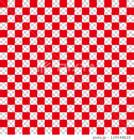 Red checkered pattern 124548628