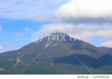 磐梯山　会津磐梯山　猪苗代　トヨタロード　田んぼ　猪苗代代塩川線　磐梯町　星野リゾート ネコマ 　　 124549220