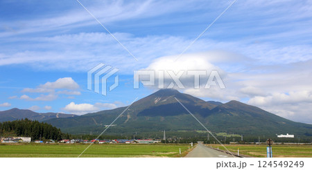磐梯山　会津磐梯山　猪苗代　トヨタロード　田んぼ　猪苗代代塩川線　磐梯町　星野リゾート ネコマ 　　 124549249