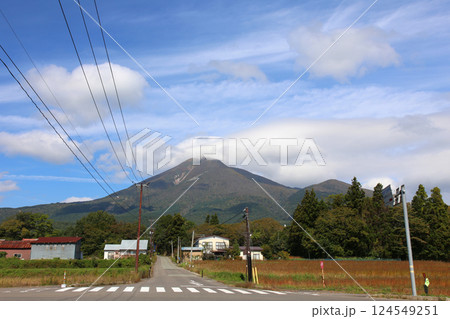 磐梯山　会津磐梯山　猪苗代　トヨタロード　田んぼ　猪苗代代塩川線　磐梯町　星野リゾート ネコマ 　　 124549251