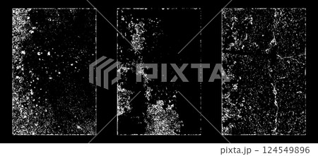 Black and white grunge. Distress overlay texture. Abstract surface dust and rough dirty wall background concept. Distress illustration simply place over object to create grunge effect. Vector EPS10. 124549896