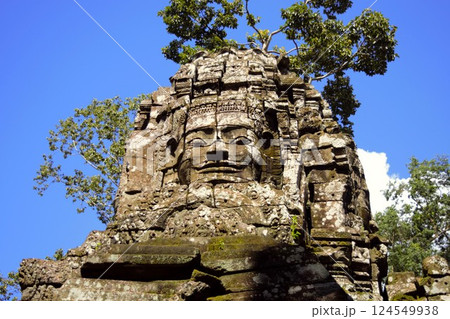 タ・ソム寺院東塔 シェムリアップ カンボジア タ・ソム寺院東塔 シェムリアップ カンボジア 124549938