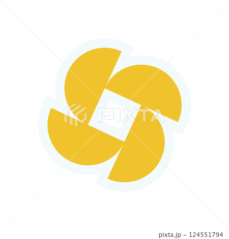 Modern abstract shape shape sticker. A bold geometric element with smooth curves. A flat symbol of contemporary art, Y2K aesthetic, and brutalism style, ideal for trendy graphic projects. Modern abstract shape shape sticker. A bold geometric element with smooth curves. A flat symbol of contemporary art, Y2K aesthetic, and brutalism style, ideal for trendy graphic projects. 124551794