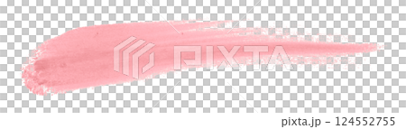 pink brush isolated on transparent background 124552755
