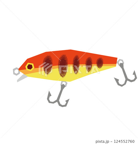 切り絵風のルアー 切り絵風のルアー 124552760