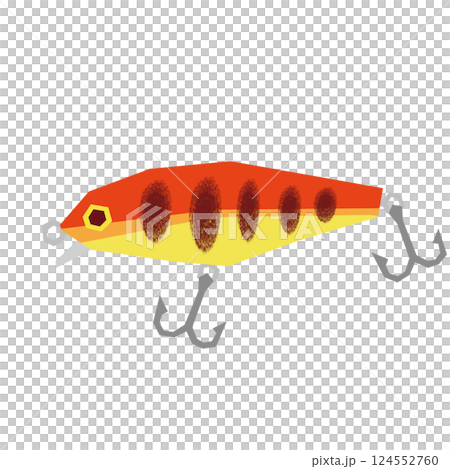 切り絵風のルアー 切り絵風のルアー 124552760
