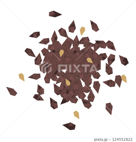 切り絵風のゴマ 124552822