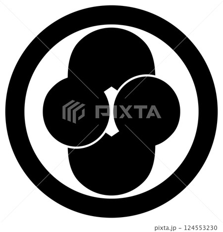 家紋です。丸に組州浜といいます。 124553230