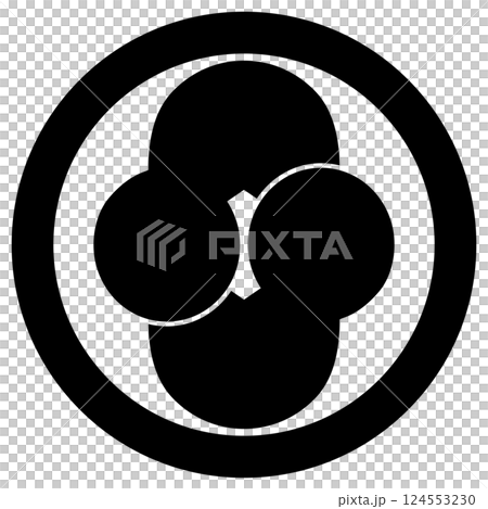 家紋です。丸に組州浜といいます。 124553230