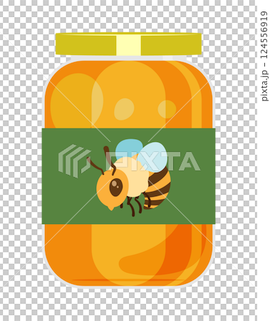 一罐蜂蜜的插圖 124556919