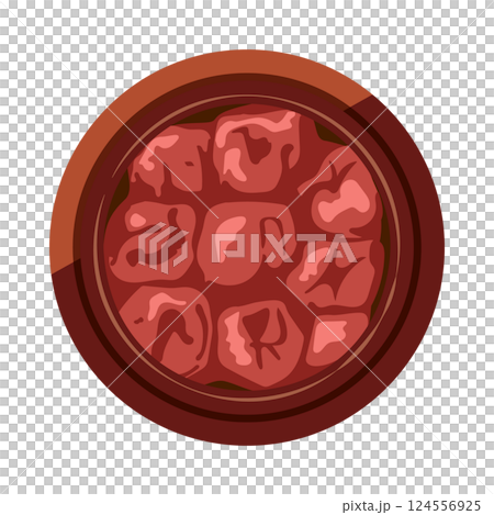 罐子裡的醃李子的插圖 罐子裡的醃李子的插圖 124556925