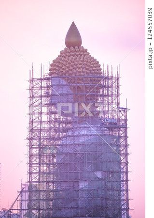 Big Buddha of Wat Paknam Phasi Charoen in Bangkok 124557039