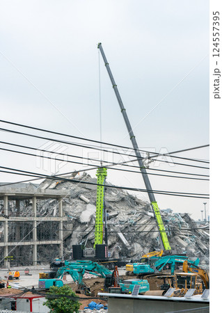 Thailand Earthquake,Building Collapse Site,Rescue Thailand Earthquake,Building Collapse Site,Rescue 124557395