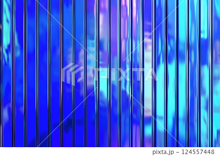 Reeded glass background creating an abstract effect with vibrant colors and textures that evoke a sense of modern design and artistic expression in contemporary settings 124557448