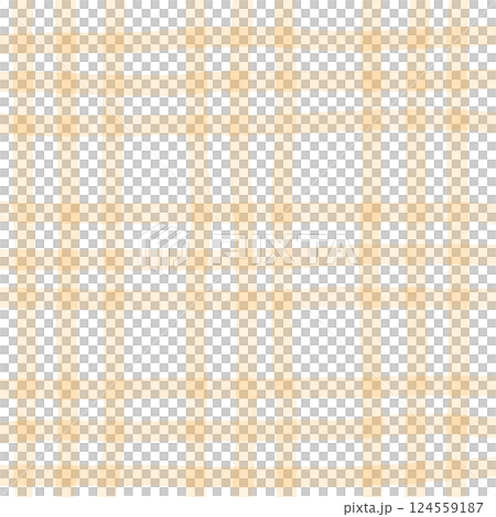 Orange Plaid Gingham Hand Drawn Background Pattern Overlay 124559187
