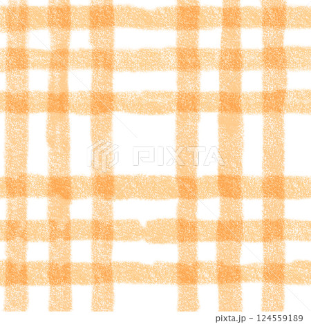 Orange Plaid Gingham Hand Drawn Background Pattern Overlay Orange Plaid Gingham Hand Drawn Background Pattern Overlay 124559189