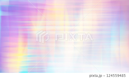 Soft pastel holographic ribbed glass. Pearlescent textured gradient 124559485