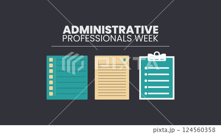 Celebrating Administrative Professionals Week Design templet Celebrating Administrative Professionals Week Design templet 124560358
